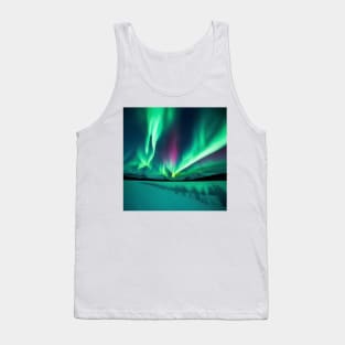 Polar lights, northern lights Tank Top